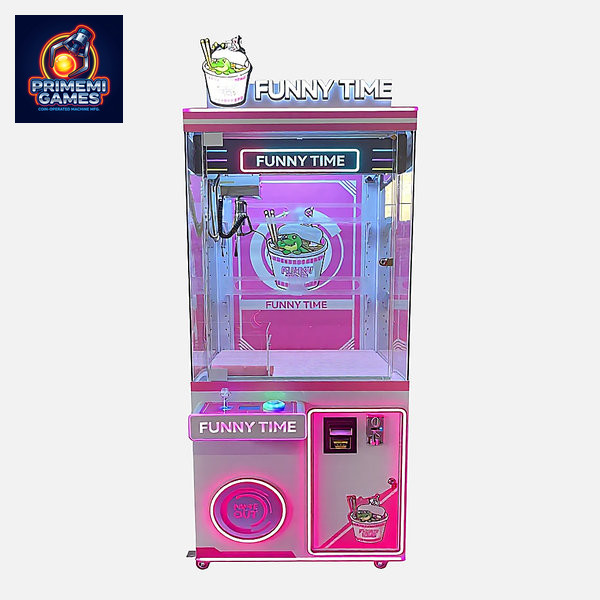 funny time crane machine 6pl funny time crane machine pink