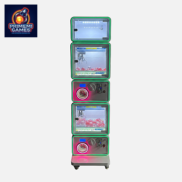 mini capsule machine together2 mini claw machine(combination model)